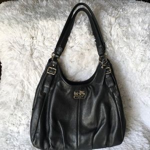 Coach Black Leather Handbag